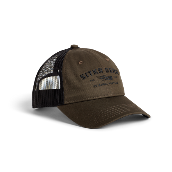 SITKA Wordmark Lo Pro Trucker Hat